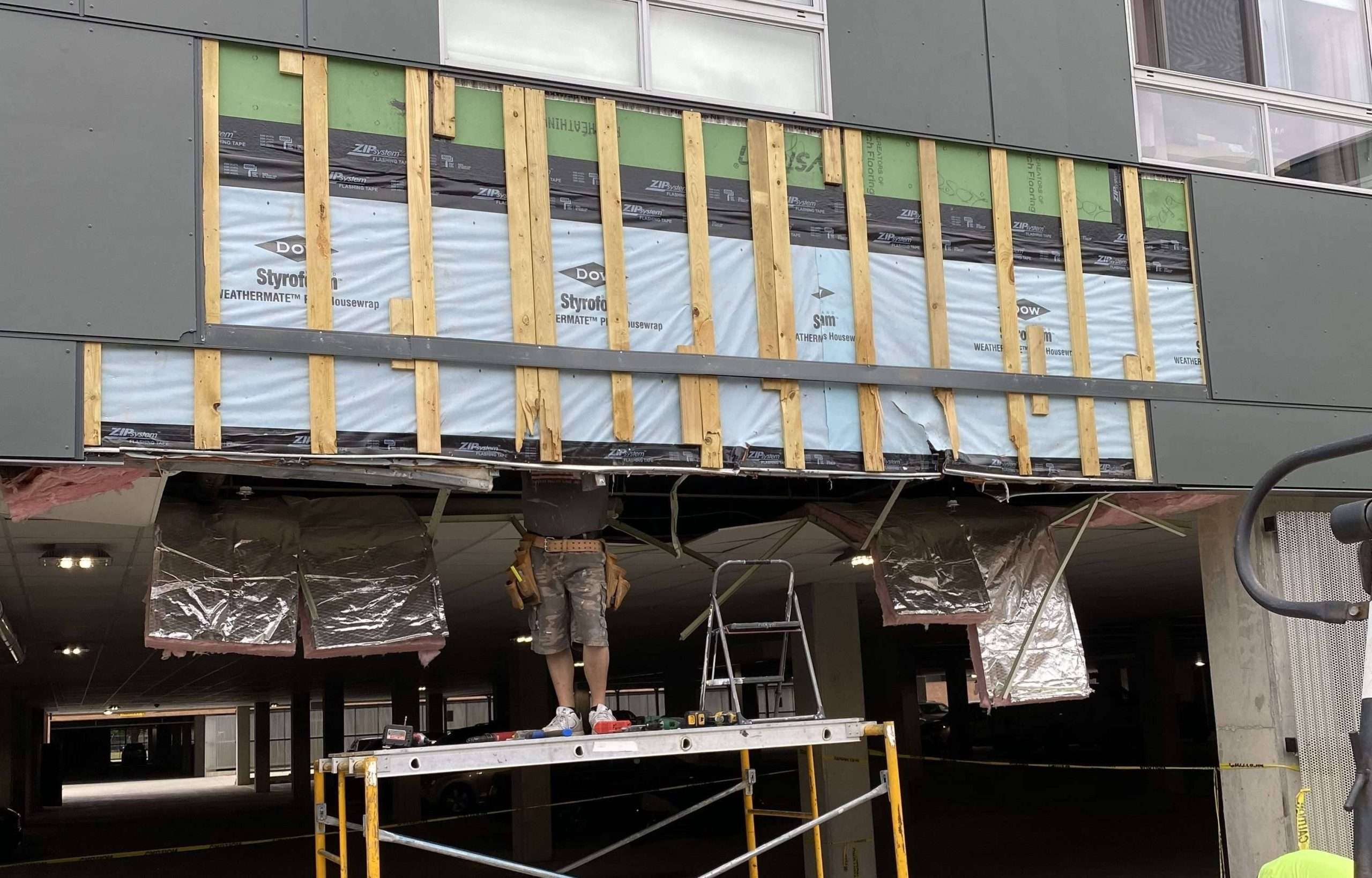 Exterior remodeling for apartment complex in Kalamazoo